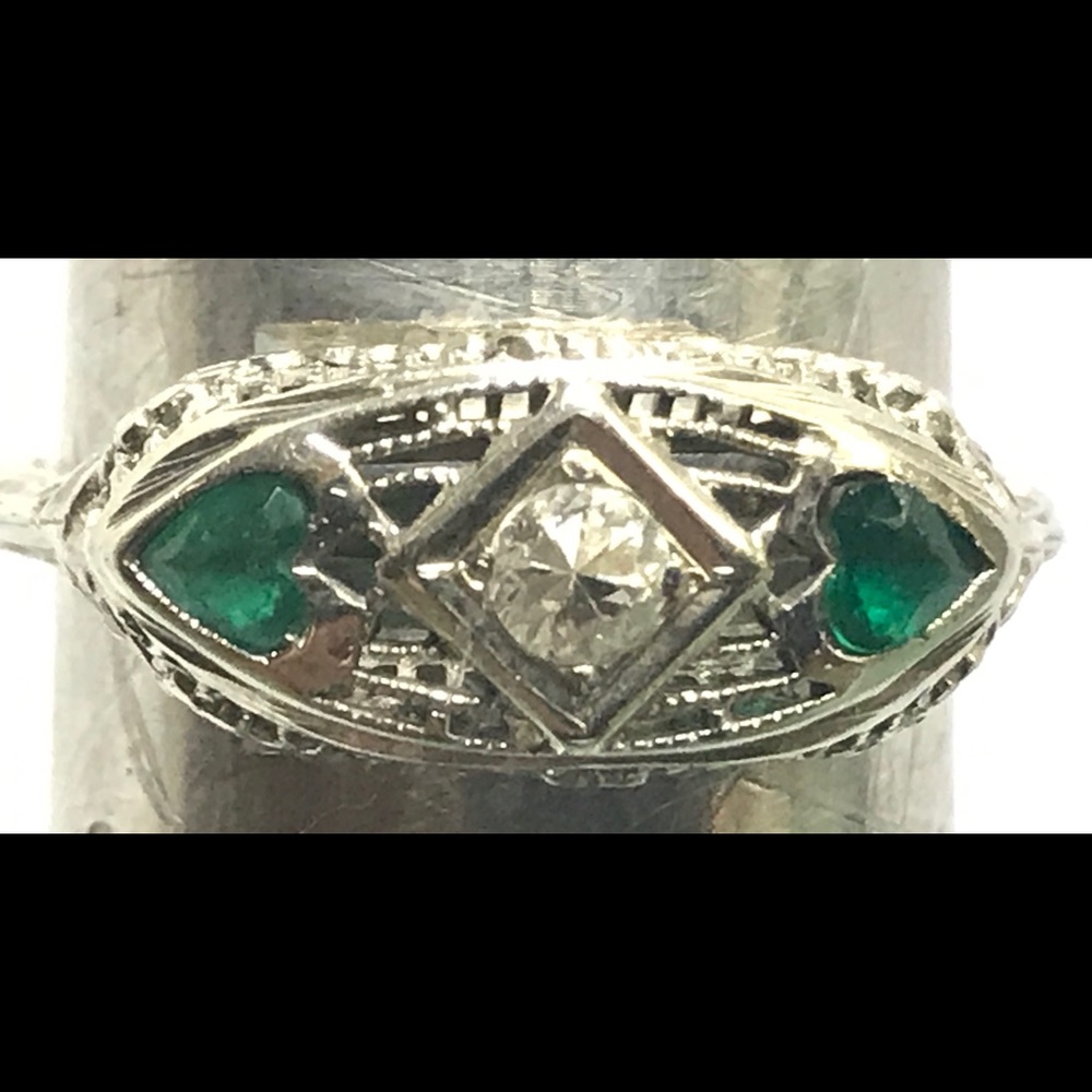 Vintage 18 kt ring